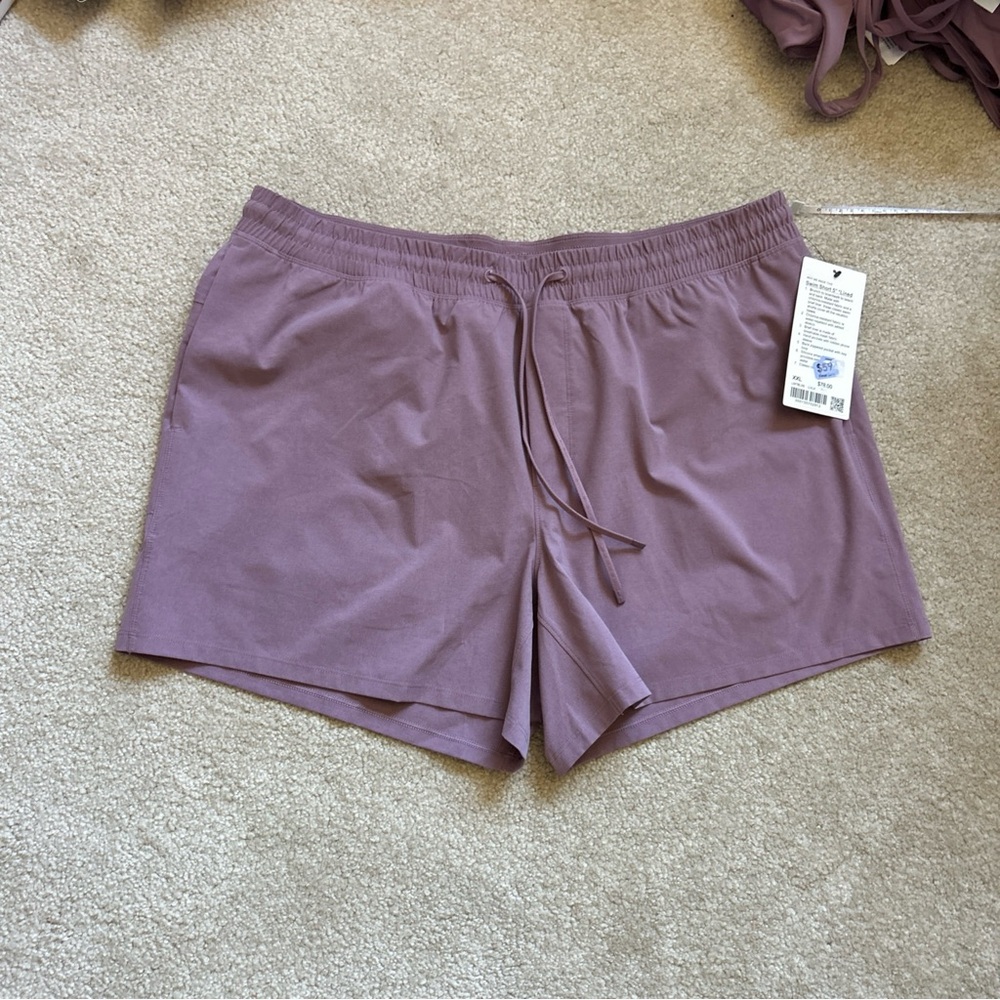 m3-15 NWT SIZE XXL Lululemon Swim Trunks Mens Short 5 Lined LVLX